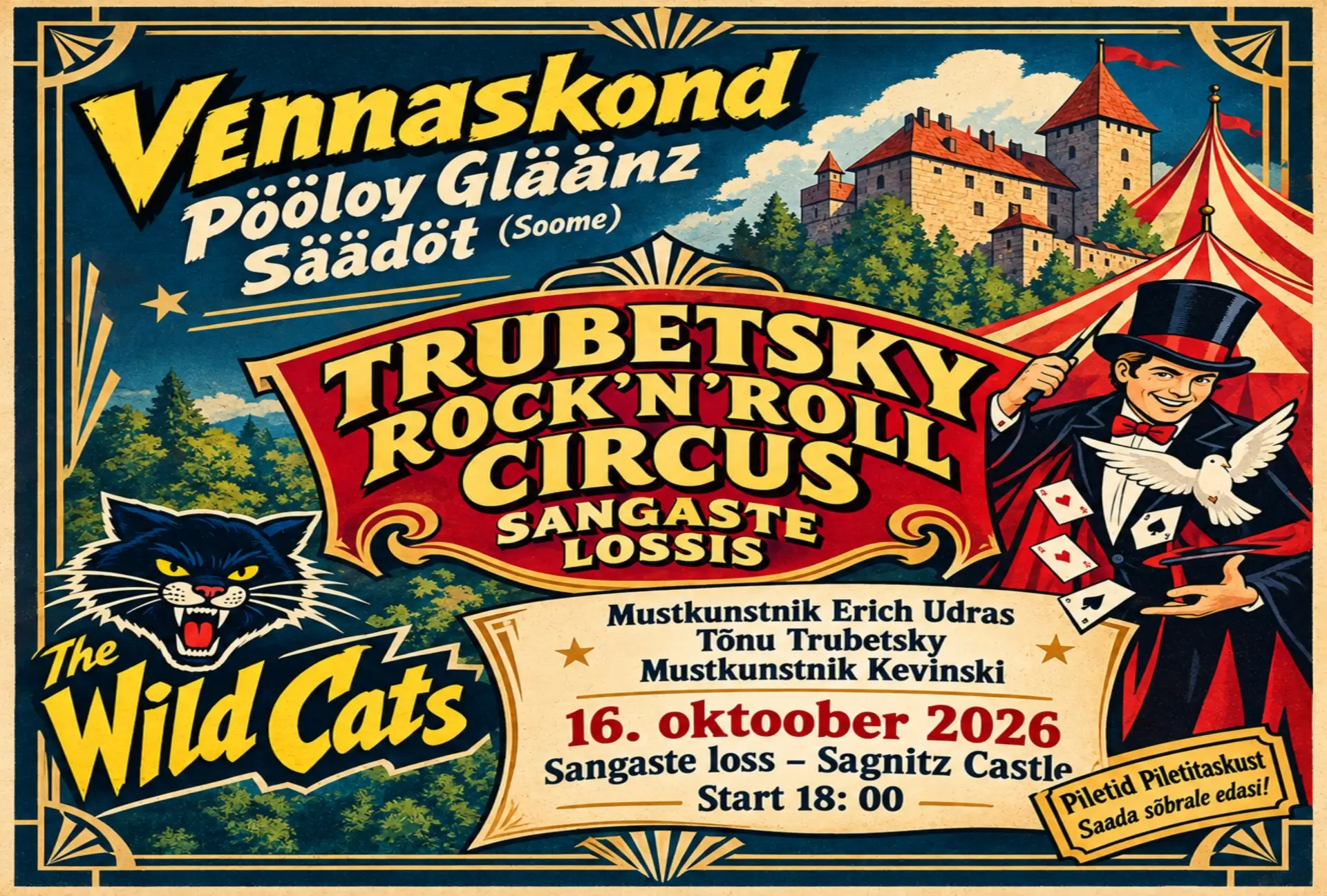 TRUBETSKY ROCK’N’ROLL CIRCUS SANGASTE LOSSIS